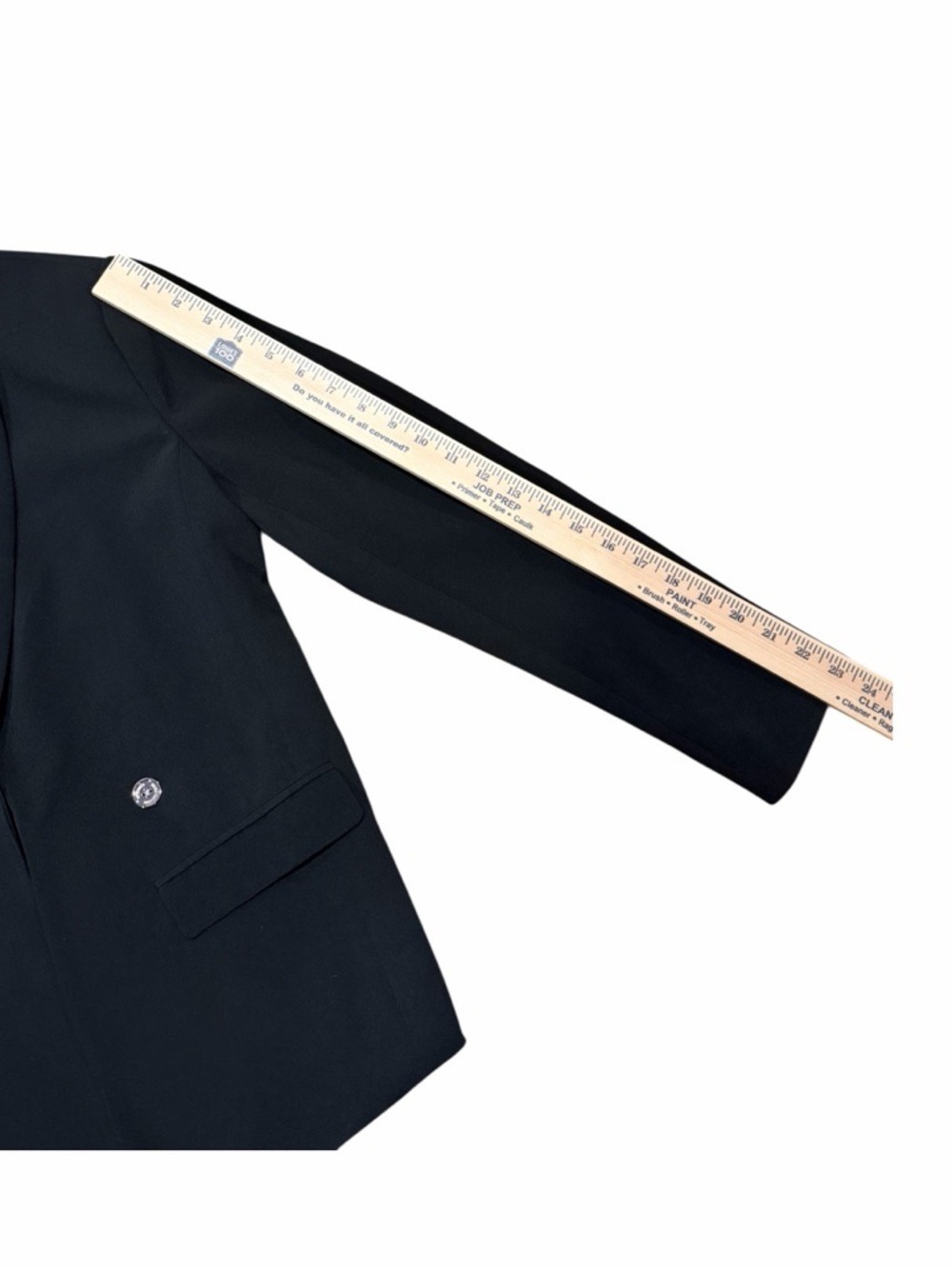 Michael Kors Black Shawl Collar Double Button Blazer Size 4 - Picture 12 of 12